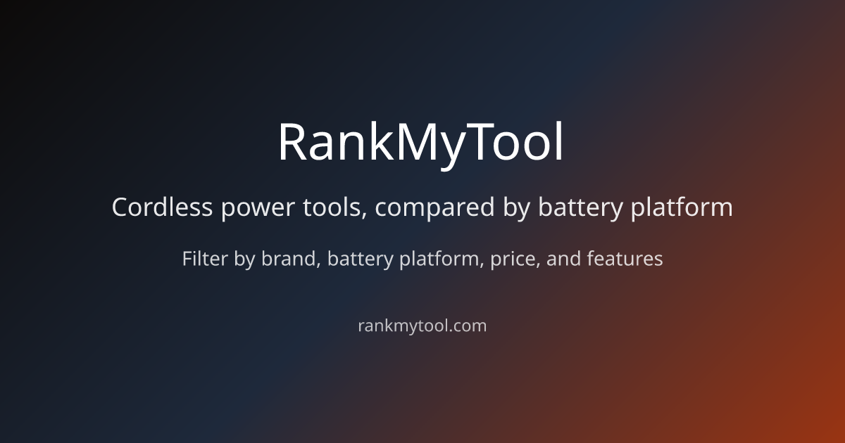 18V vs 20V Max — Same Battery, Different Label | RankMyTool